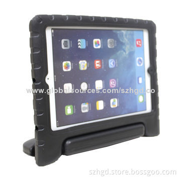Silicone Case for iPad Air, with Holder, Shock-resistant for Children